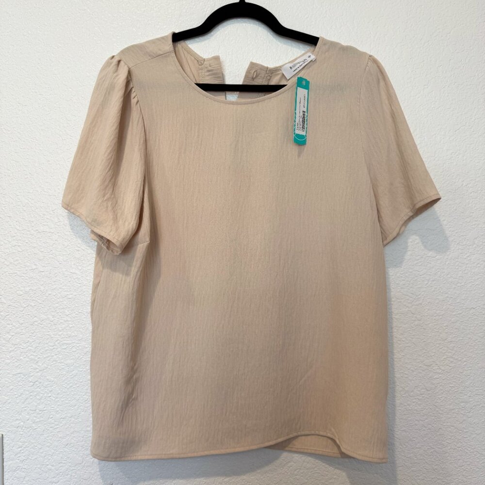 NWT KAILEIGH Dakota Back Button Detail Blouse Size XXL - Picture 2 of 10